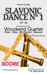 Cover Slavonic Dance no.1 - Woodwind Quartet (Score)