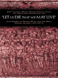 Cover 'Let us die that we may live'