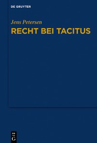 Cover Recht bei Tacitus