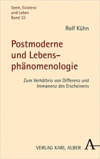 Cover Postmoderne und Lebensphänomenologie