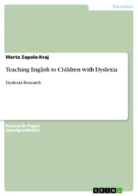 Cover Teaching English to Children with Dyslexia