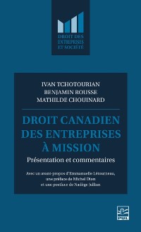 Cover Droit canadien des entreprises à mission 