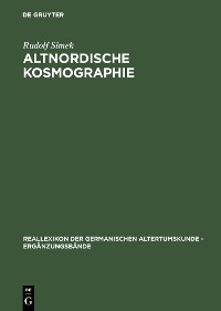 Cover Altnordische Kosmographie