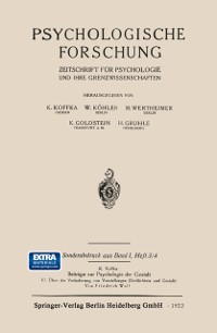 Cover Psychologische Forschung