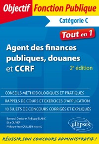 Cover Agent des finances publiques, douanes et CCRF - Catégorie C - Tout-en-un - 2e édition