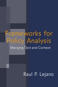 Cover Frameworks for Policy Analysis