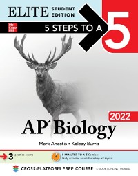 Cover 5 Steps to a 5: AP Biology 2022 Elite Student Edition