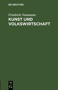 Cover Kunst und Volkswirtschaft