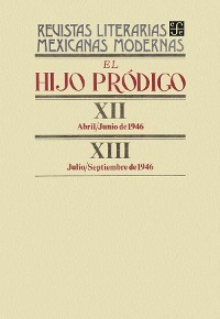 Cover El hijo pródigo XII, abril-junio de 1946 - XIII, julio-septiembre de 1946