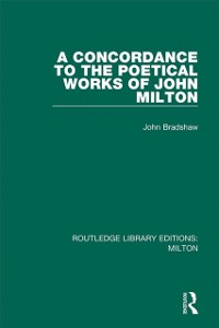 Cover Concordance to the Poetical Works of John Milton