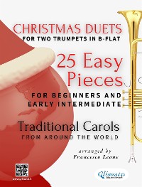 Cover Christmas Duets for Two Trumpets in B-flat | 25 Easy Pieces for Beginners and Early Intermediate