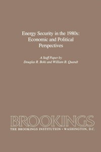 Cover Energy Security in the 1980s