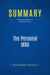 Cover Summary: The Personal MBA