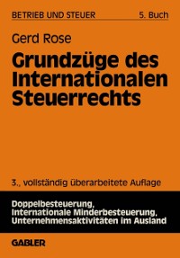 Cover Grundzüge des Internationalen Steuerrechts