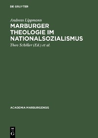 Cover Marburger Theologie im Nationalsozialismus