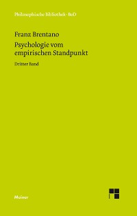 Cover Psychologie vom empirischen Standpunkt. Dritter Band