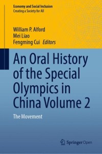 Cover Oral History of the Special Olympics in China Volume 2