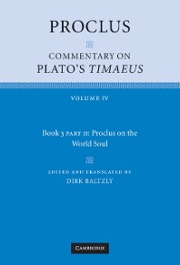 Cover Proclus: Commentary on Plato's Timaeus, Part 2, Proclus on the World Soul