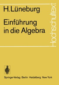 Cover Einführung in die Algebra