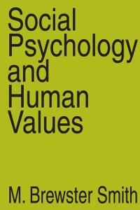 Cover Social Psychology and Human Values