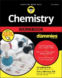 Cover Chemistry Workbook For Dummies with Online Practice