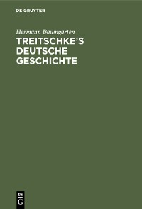 Cover Treitschke’s Deutsche Geschichte