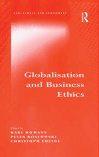 Cover Globalisation and Business Ethics