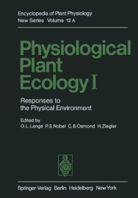 Cover Physiological Plant Ecology I
