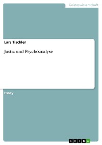 Cover Justiz und Psychoanalyse