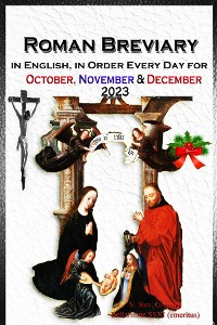 Cover The Roman Breviary in English, in Order, Every Day for October, November, December 2023