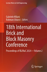 Cover 18th International Brick and Block Masonry Conference