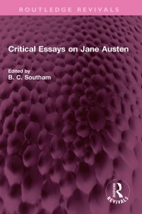 Cover Critical Essays on Jane Austen