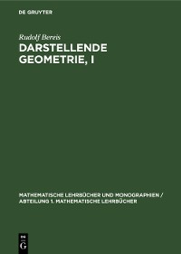 Cover Darstellende Geometrie, I