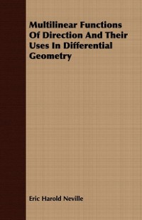 Cover Multilinear Functions Of Direction And Their Uses In Differential Geometry