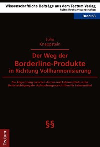 Cover Der Weg der Borderline-Produkte in Richtung Vollharmonisierung