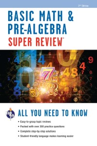 Cover Basic Math & Pre-Algebra Super Review