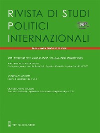 Cover Rivista di Studi Politici Internazionali 2/2023