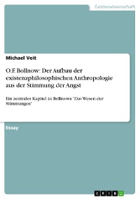 Cover O.F. Bollnow: Der Aufbau der existenzphilosophischen Anthropologie aus der Stimmung der Angst