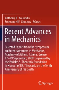 Cover Recent Advances in Mechanics