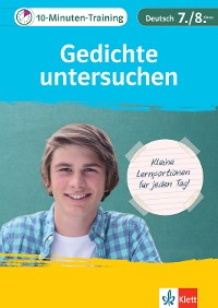 Cover Klett 10-Minuten-Training Deutsch Aufsatz Gedichte untersuchen 7./8. Klasse