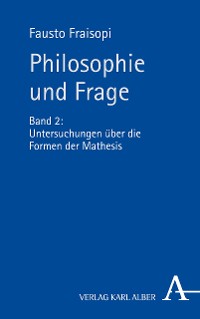 Cover Philosophie und Frage