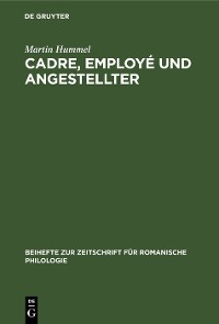 Cover Cadre, employé und Angestellter