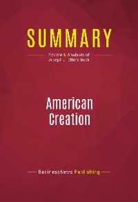 Cover Summary: American Creation