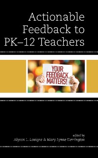 Cover Actionable Feedback to PK-12 Teachers