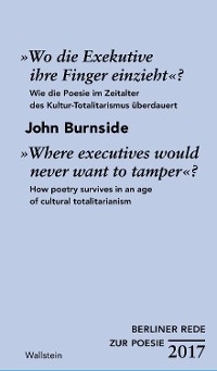 Cover »Wo die Exekutive ihre Finger einzieht«?/»Where executives would never want to tamper«?