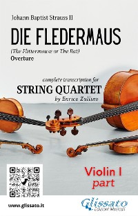 Cover Violin I part of "Die Fledermaus" for String Quartet