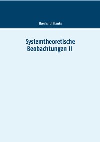 Cover Systemtheoretische Beobachtungen II