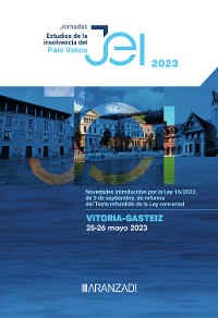 Cover Jornadas. Vitoria-Gasteiz (25-26 mayo 2023). Estudios de la insolvencia del País Vasco