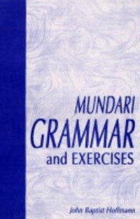 Cover Mundari Grammar and Exercises