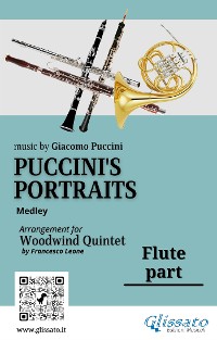 Cover Flute part of "Puccini's Portraits" for Woodwind Quintet